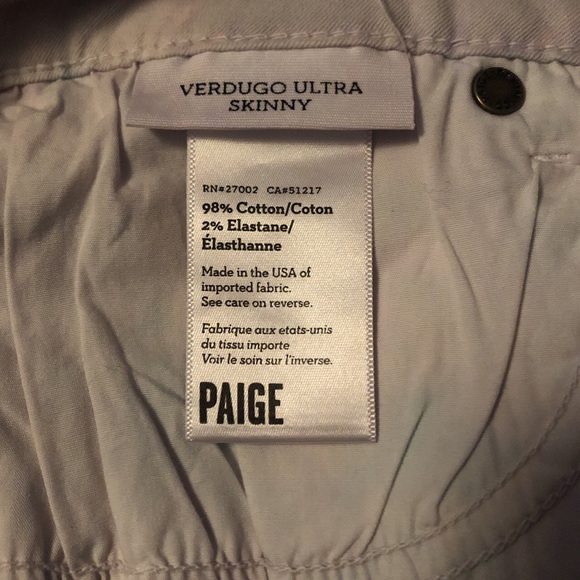 Paige Denim Verdugo Ultra Skinny Mid Rise Jeans - Picture 3 of 4